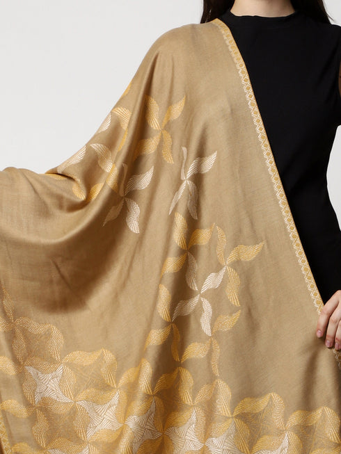 Women's Jamawar Wool Stole